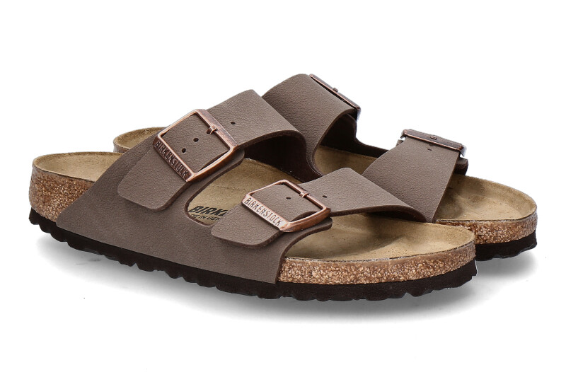 Birkenstock Pantolette ARIZONA SCHMAL BS- mocca/ braun