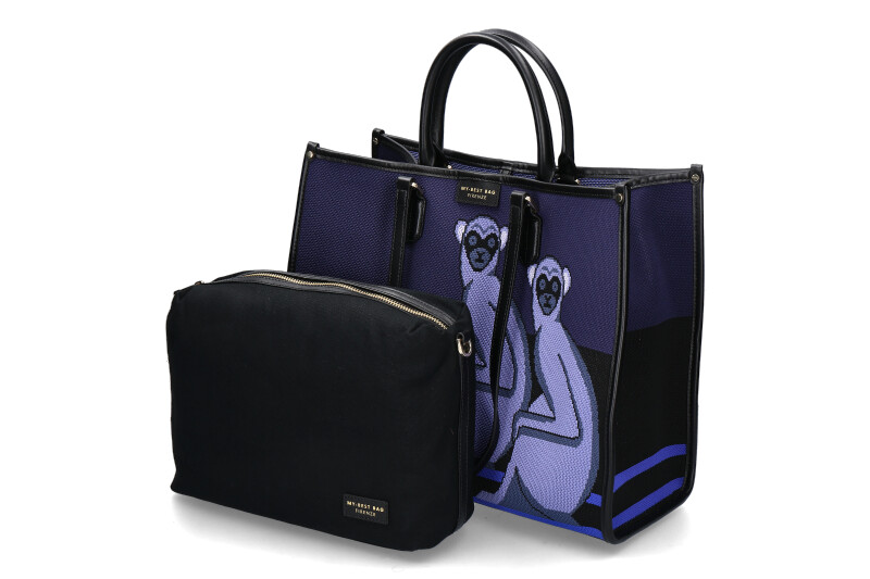 My-Best Bag Firenze Tasche ATENA MONKEYS IN THE NIGHT 