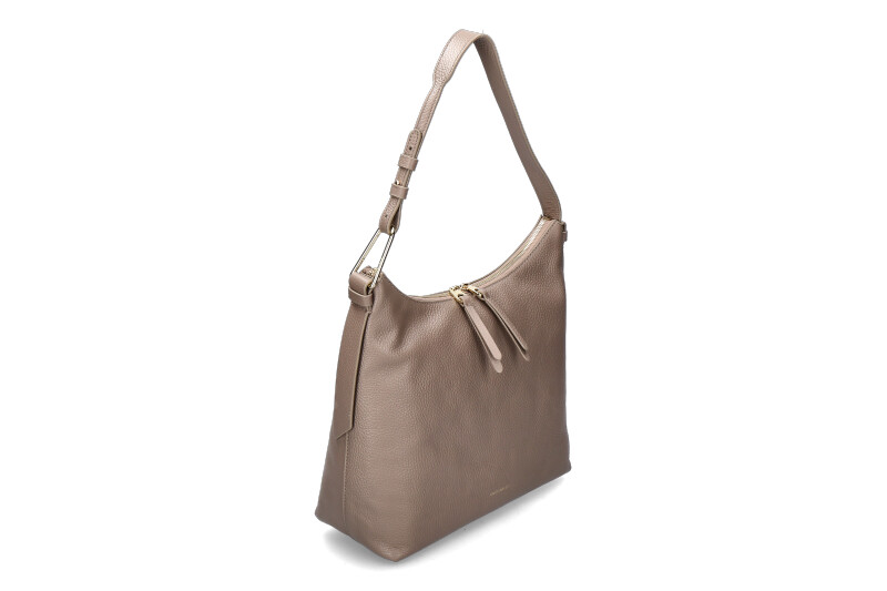 Coccinelle Tasche MALORY GRAINED LEATHER- warm taupe