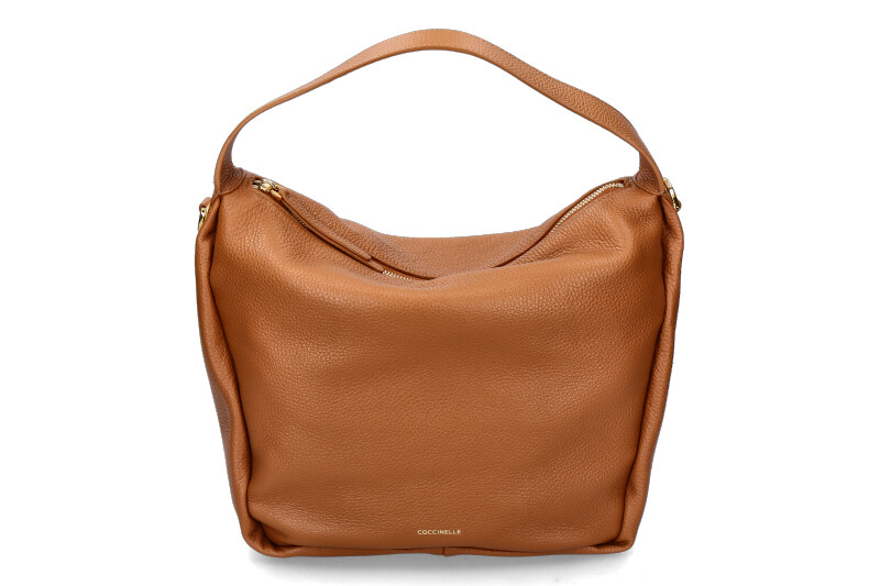 Coccinelle Tasche OLIVER GRAINED LEATHER- cuir/braun