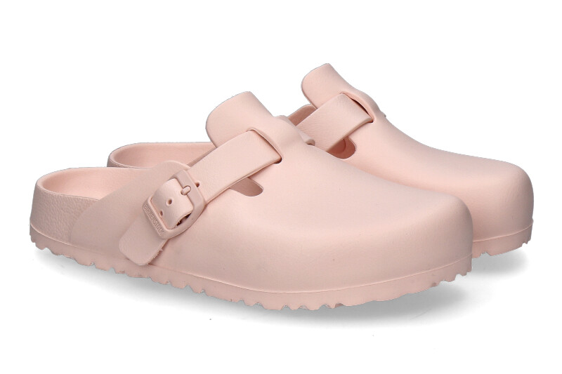 Birkenstock Damen- Clogs BOSTON EVA SCHMALE WEITE- light rose