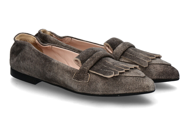 dirndl + bua Damen- Slipper ANTIKBOCK- fels