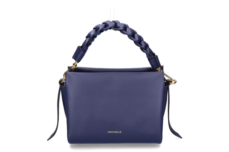 Coccinelle Umhängetasche BOHEME GRANA DOUBLE GRAINED LEATHER- royal blue/blau