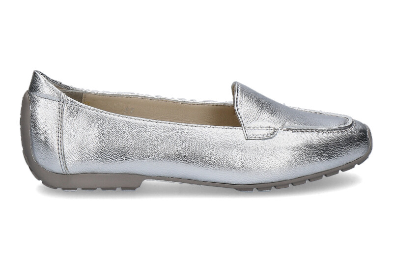 Mania Slipper LAMINATO NAPPA- silver