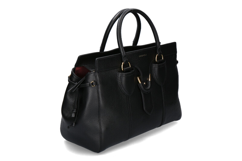 Coccinelle Tasche YORK LARGE GRAINED LEATHER- noir/schwarz