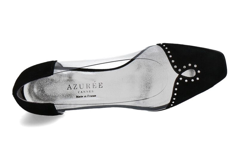 Azuree Pumps LUCY VELOURS NOIR (39½)