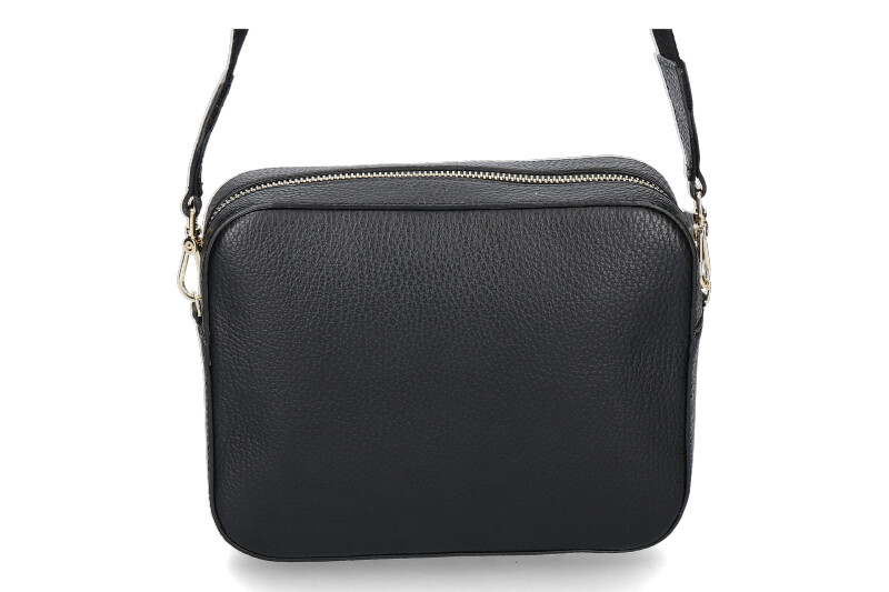 Coccinelle Umhängetasche MINI TEBE GRAINED LEATHER- noir/schwarz