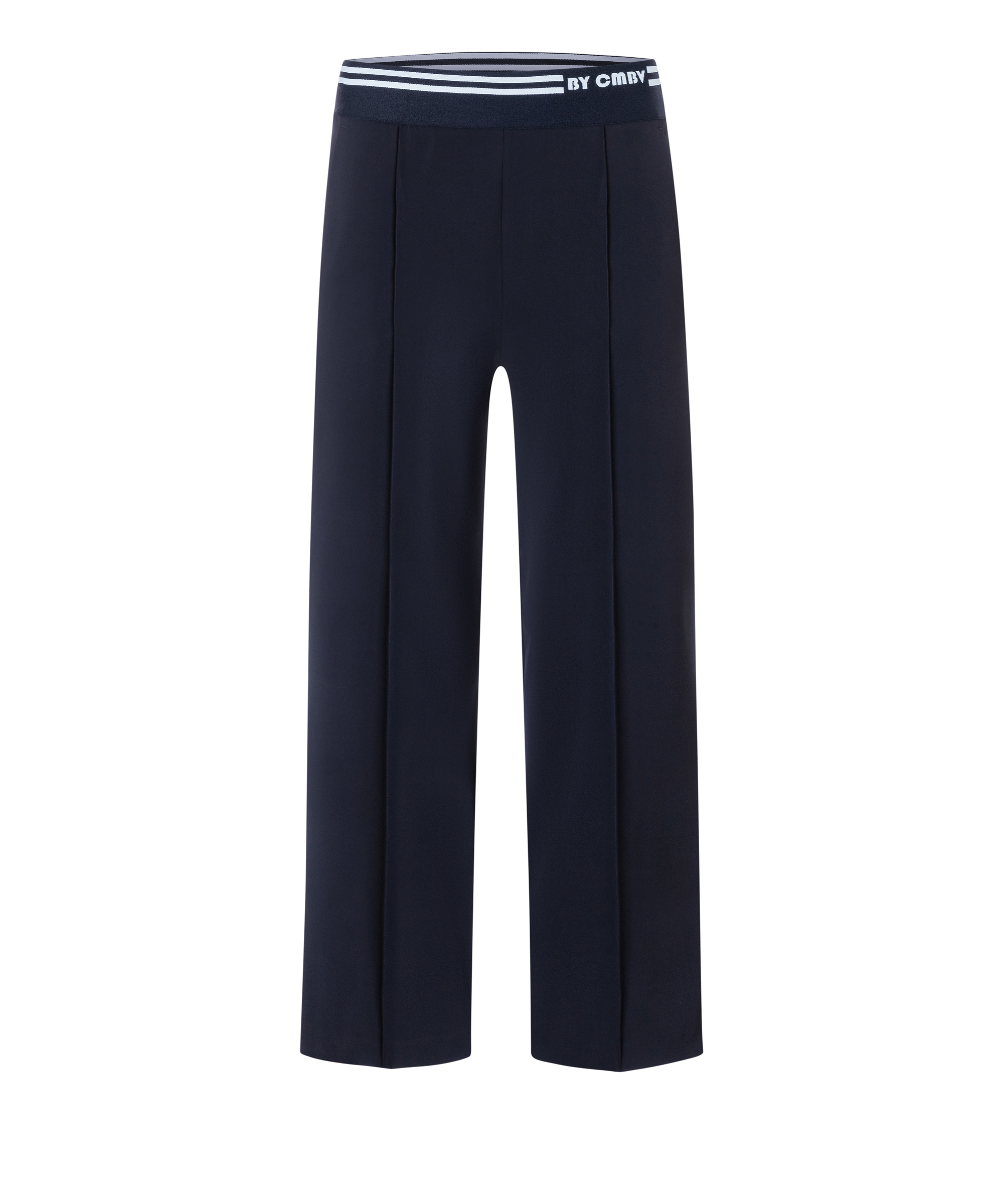 Cambio Stoffhose CAMERON- dark navy/white strips
