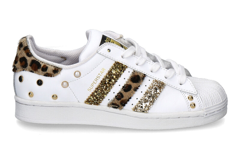 Adidas by BallodaSola Sneaker SUPERSTAR PONY- leopardino/ gold/ glitter