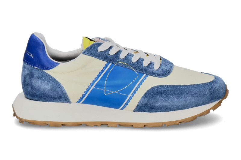 Philippe Model Herren- Sneaker TOUR MONDIAL VINTAGE POP BEURRE bleu/blau