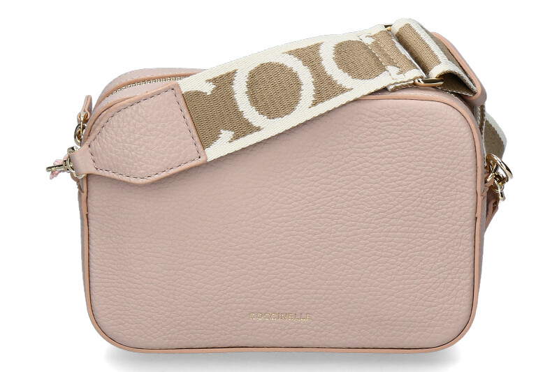 Coccinelle Umhängetasche MINI TEBE GRAINED LEATHER- rosette/rosa