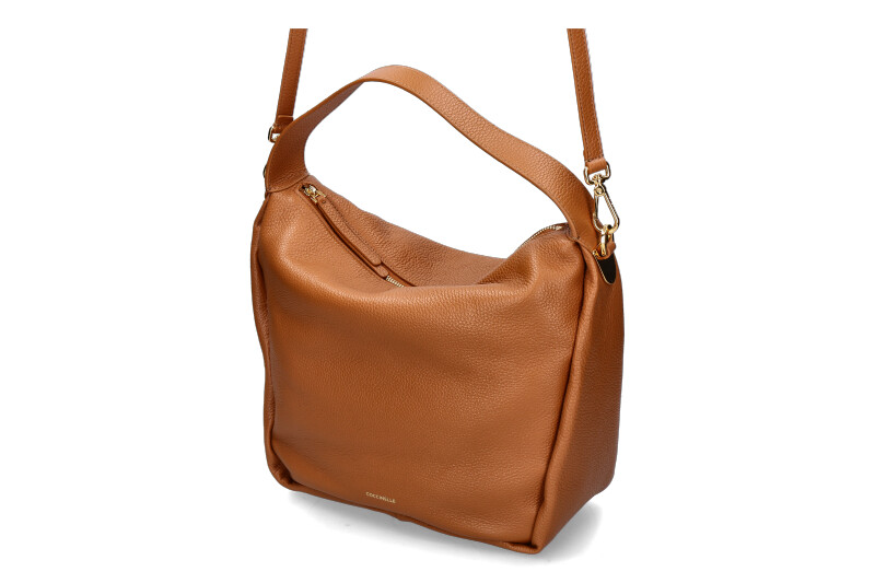 Coccinelle Tasche OLIVER GRAINED LEATHER- cuir/braun